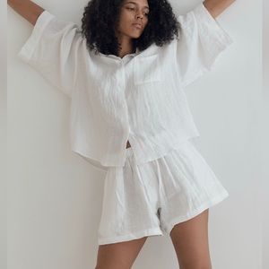 Deiji Studios Set 03 in White in Size S/M